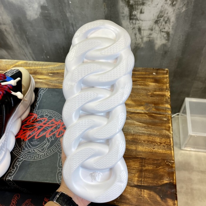 Versace Chain Reaction Multi-Color Rubber Suede
