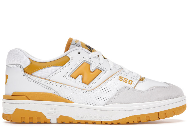 New Balance 550 Sea Salt Varsity Gold