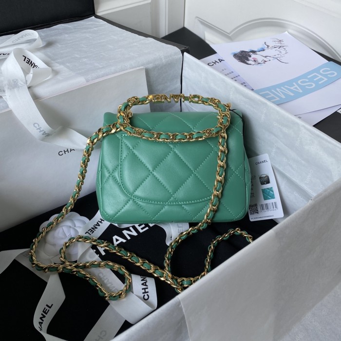 Handbag Chanel AS3748 size 17*13*6 cm