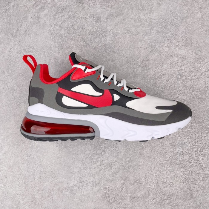 Nike Air Max 270 React Black Iron Grey University Red