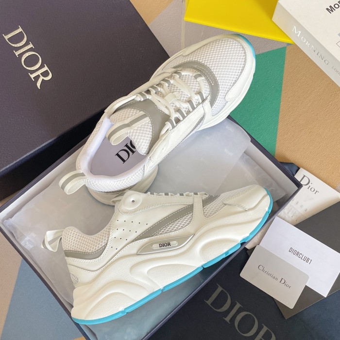 Dior B22 White Silver Blue