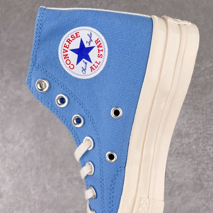 Converse Chuck Taylor All-Star 70s Hi Comme des Garcons Play Bright Blue