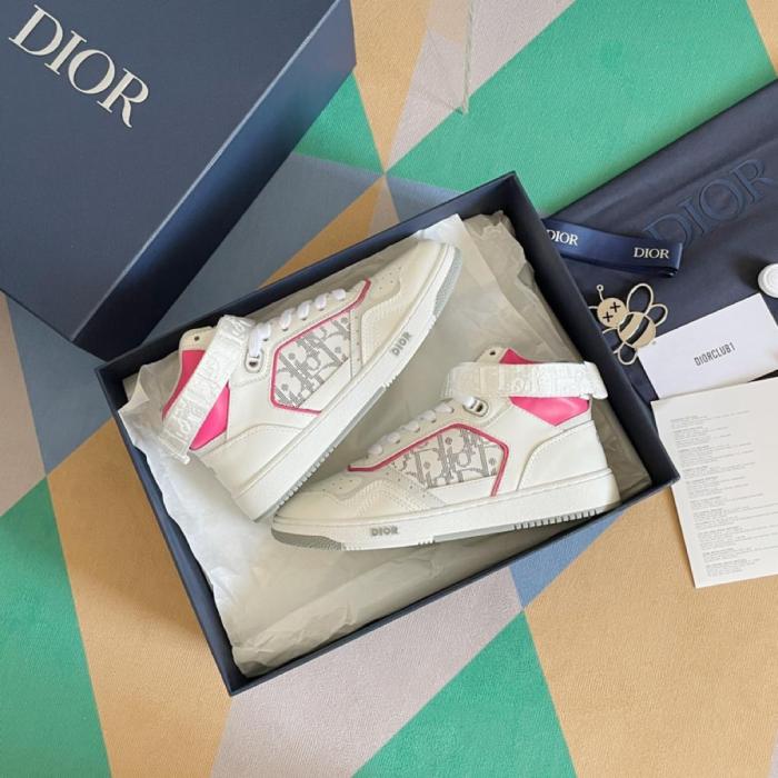 Dior B27 High White Neon Pink