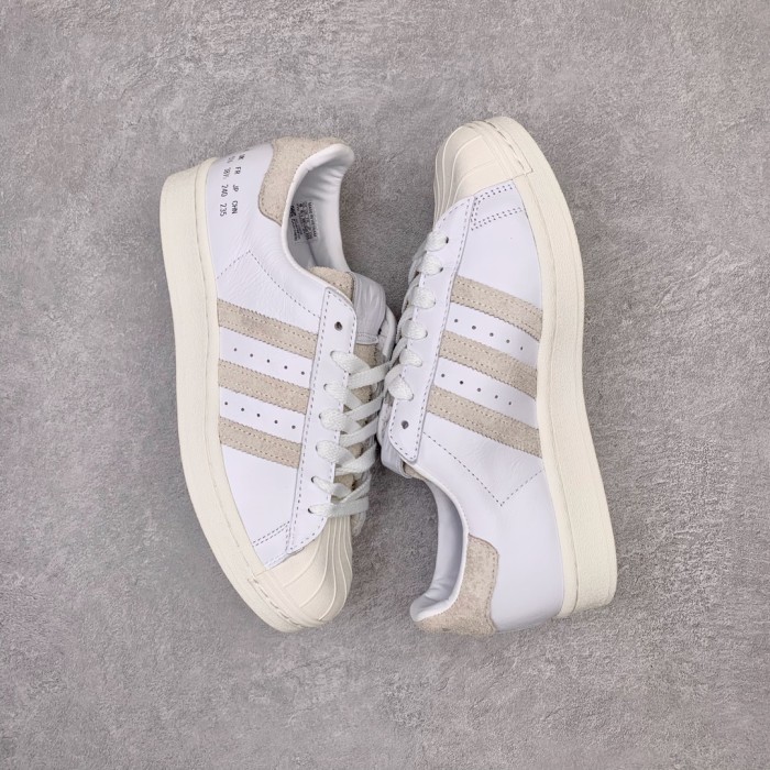 adidas Superstar White Beige