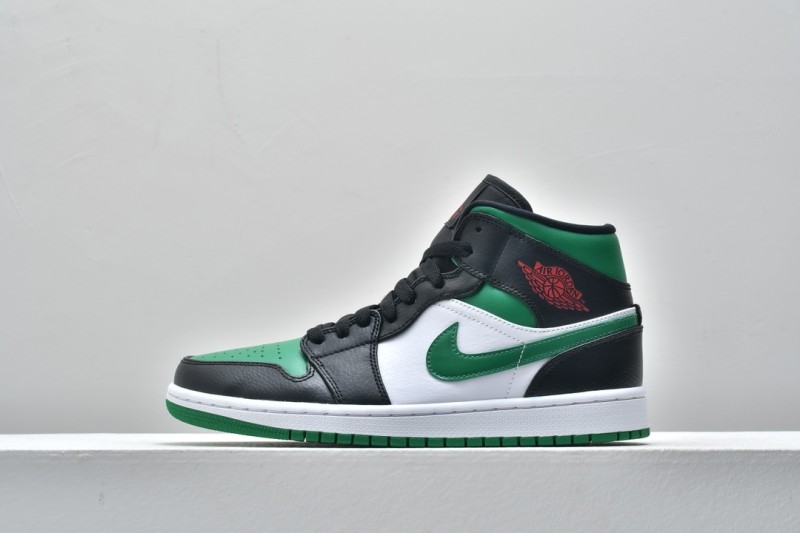 Jordan 1 Mid Green Toe