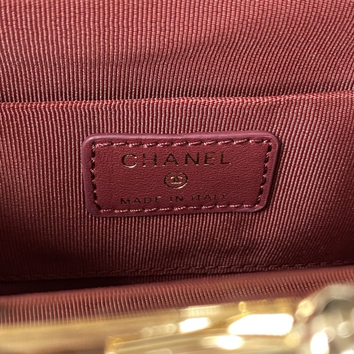 Handbag Chanel AS2875 size 12.4*22.3*5.7 cm