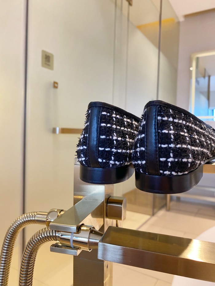 Chanel Ballerinas Fabric & Grosgrain 22