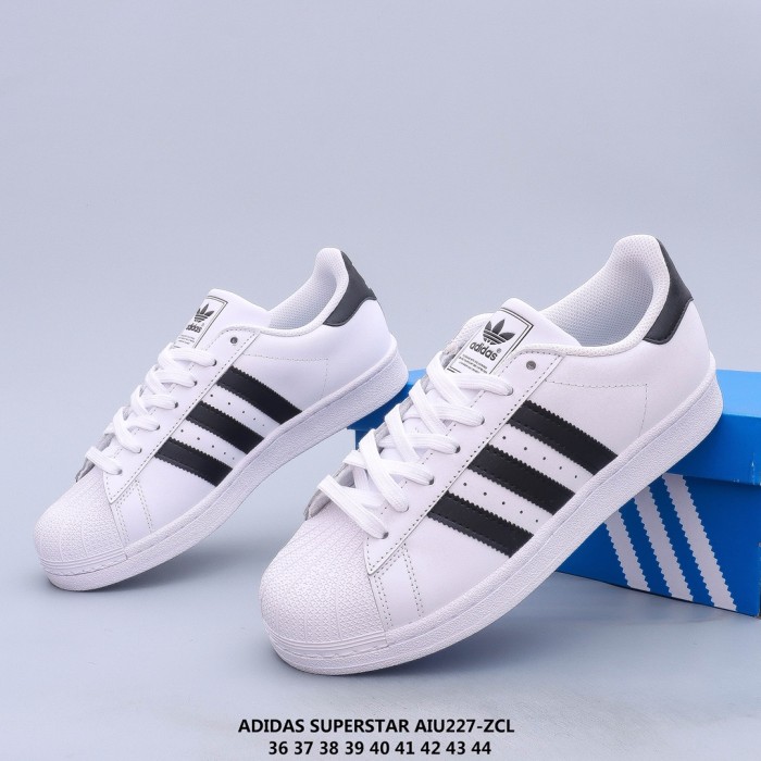 adidas Superstar White Black a