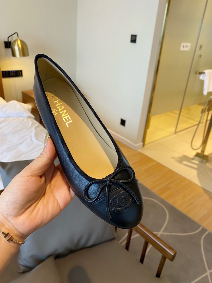Chanel Ballerinas Fabric & Grosgrain 1