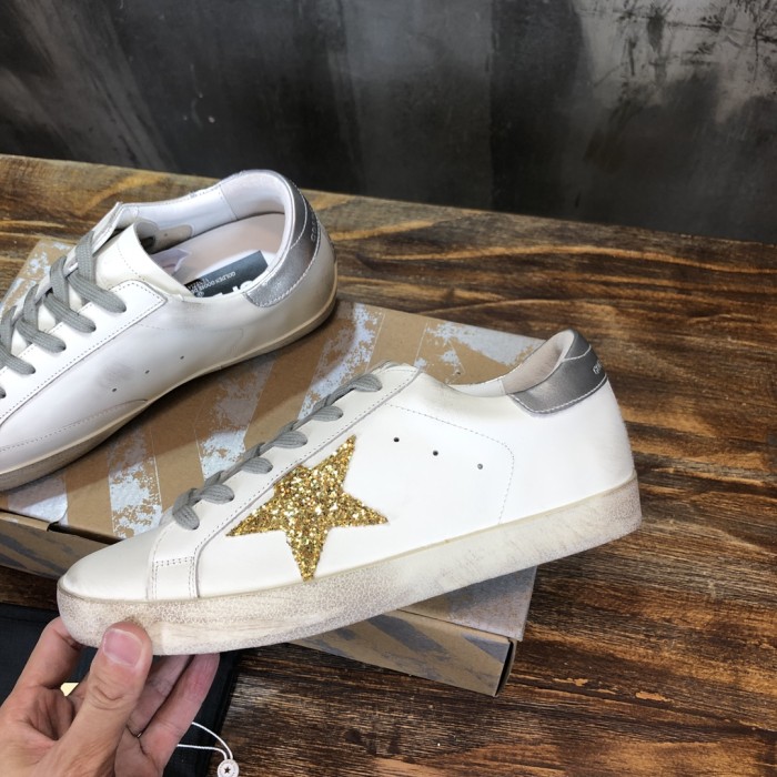 Golden Goose Superstar distressed-finish sneakers 10