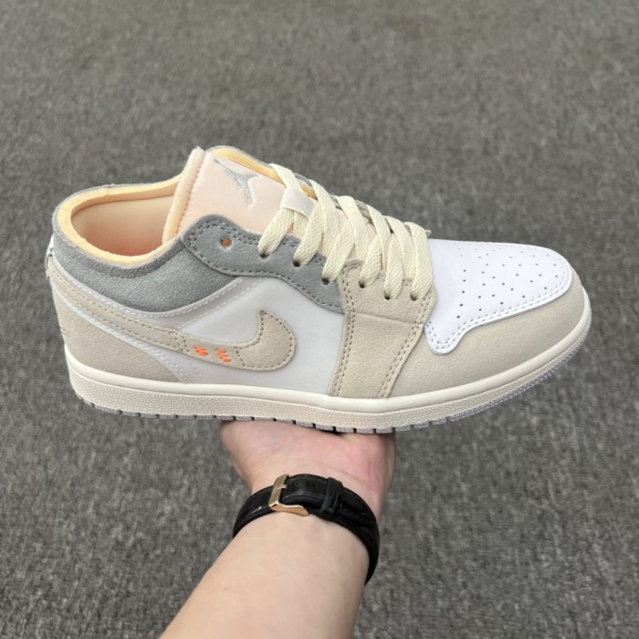 Jordan 1 Low Inside Out White Phantom