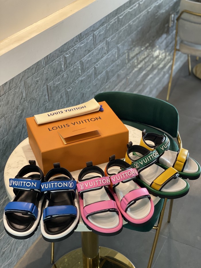 Louis Vuitton PASEO FLAT COMFORT SANDALS WOMEN 9