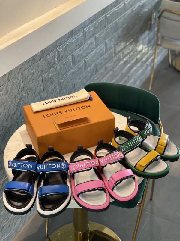 Louis Vuitton PASEO FLAT COMFORT SANDALS WOMEN 9