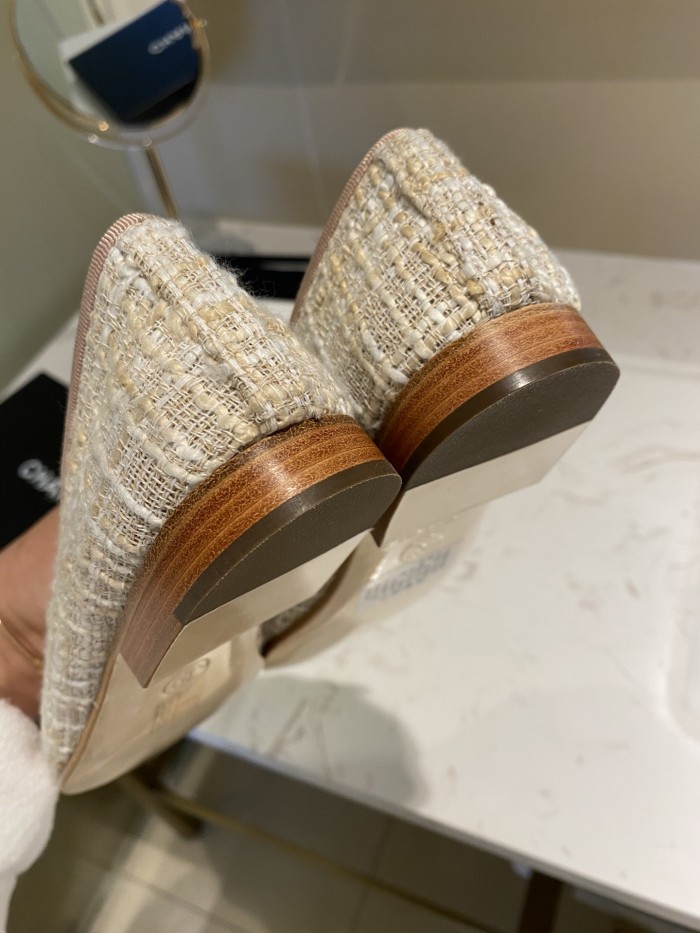 Chanel Ballerinas Fabric & Grosgrain 31