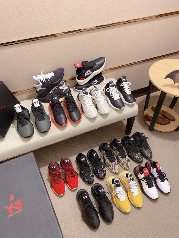 Y-3 Kaiwa Lace-Up Sneakers 19