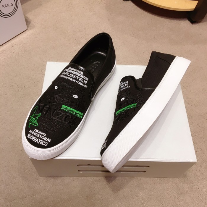 Kenzo K-SKATE Tiger canvas slip-on sneakers 14