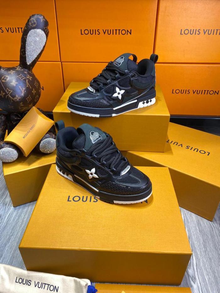 Louis Vuitton LV Skate Sneaker Black Black White