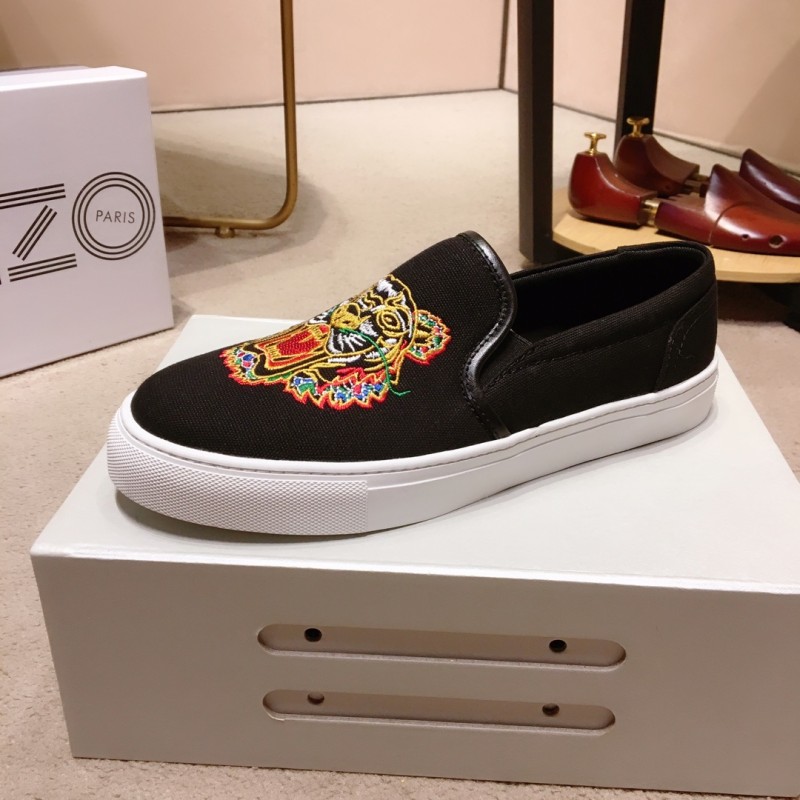 Kenzo K-SKATE Tiger canvas slip-on sneakers 22