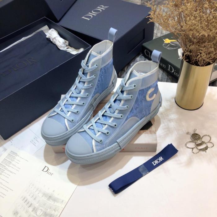 Dior B23 High Top Daniel Arsham Light Blue