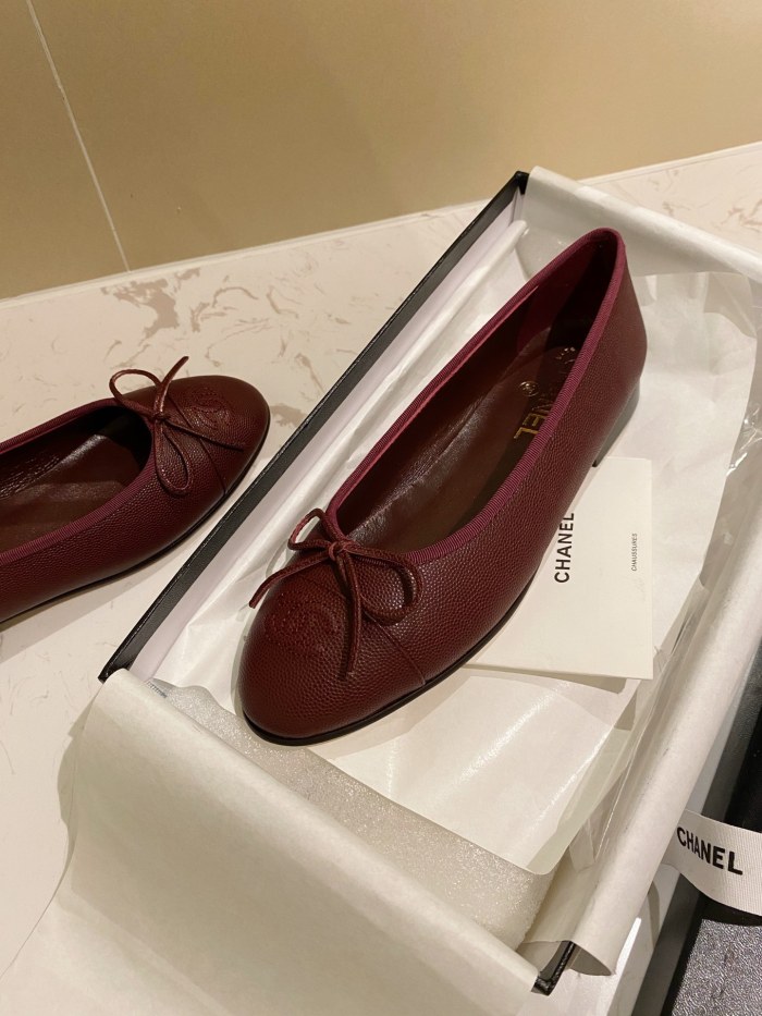 Chanel Ballerinas Fabric & Grosgrain 10