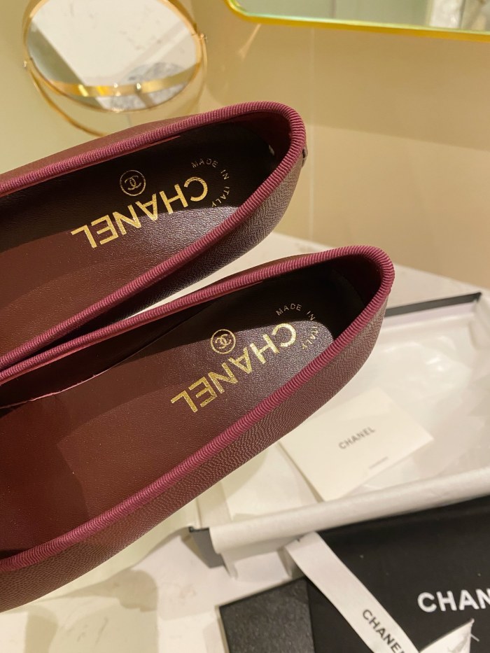 Chanel Ballerinas Fabric & Grosgrain 10