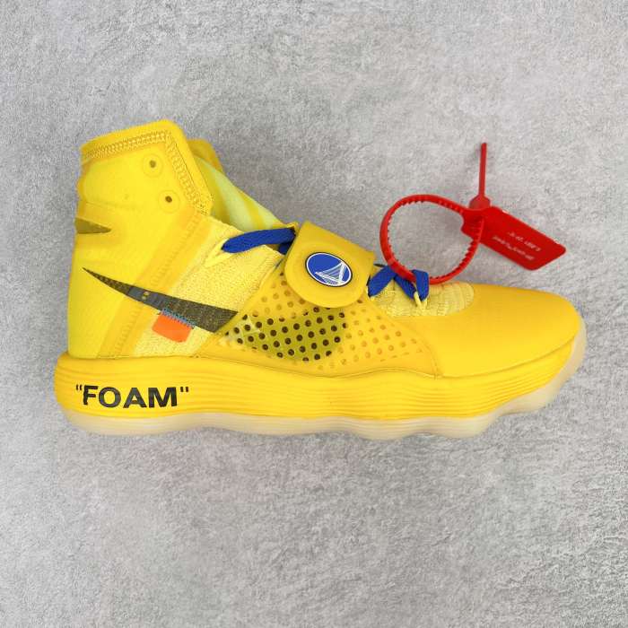 Nike React Hyperdunk 2017 Flyknit Off-White Yellow