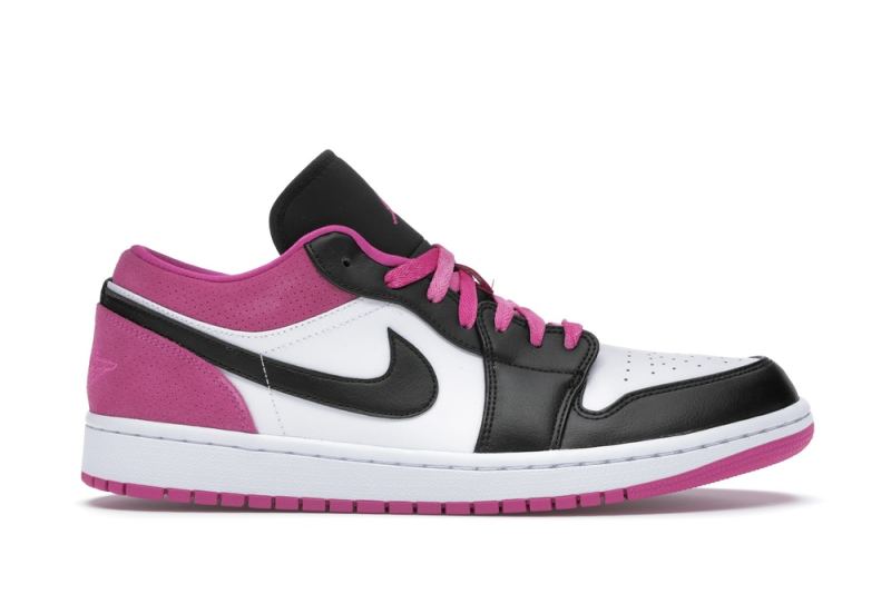 Jordan 1 Low Black Active Fuchsia