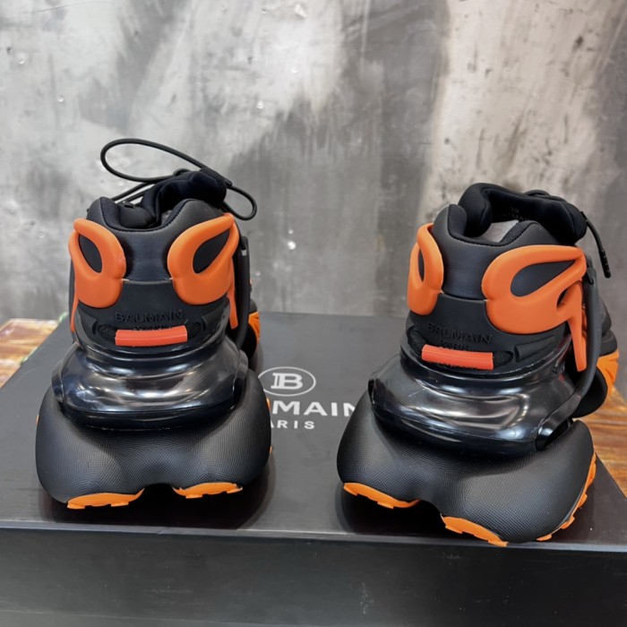 Balmain Unicorn Low-Top Orange Black