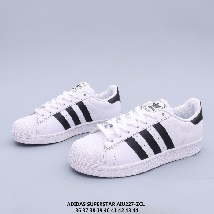 adidas Superstar White Black a