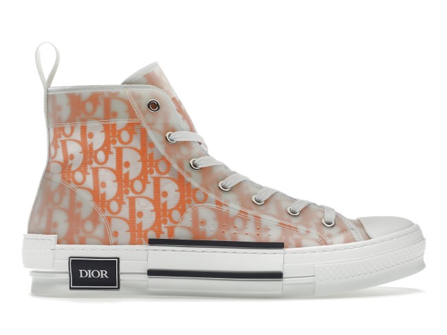 Dior B23 High Orange Oblique Canvas