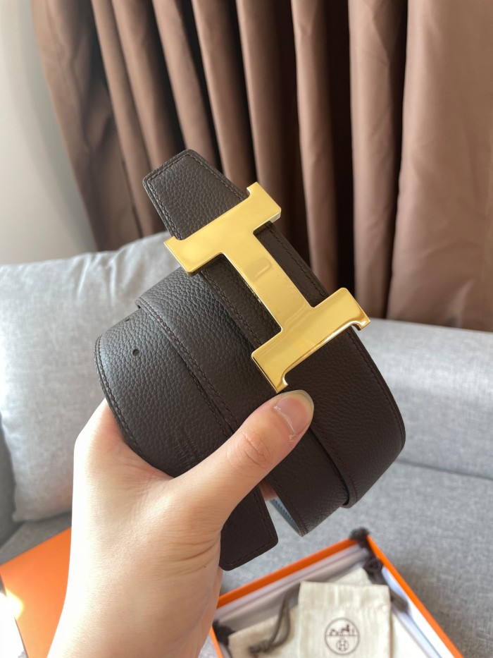 Hermes CONSTANCE BELT BUCKLE & REVERSIBLE LEATHER STRAP 2 (width 3.8cm)