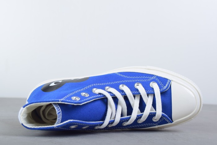 Converse Chuck Taylor All-Star 70s Hi Comme des Garcons PLAY Blue