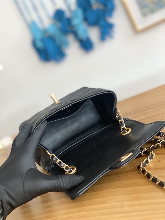 Handbag Chanel 3648 size 17 14.5 7.5 cm