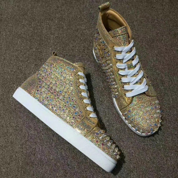 Christian Louboutin Louis Junior Spikes Orlato Flat Sneakers 18