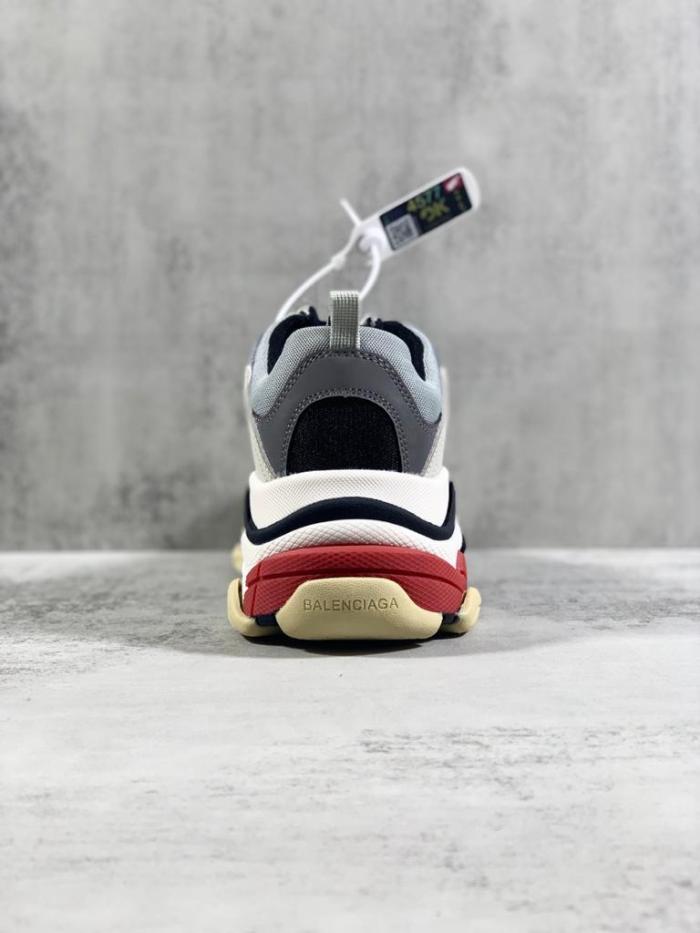 Balenciaga Triple S Silver Red (2018)