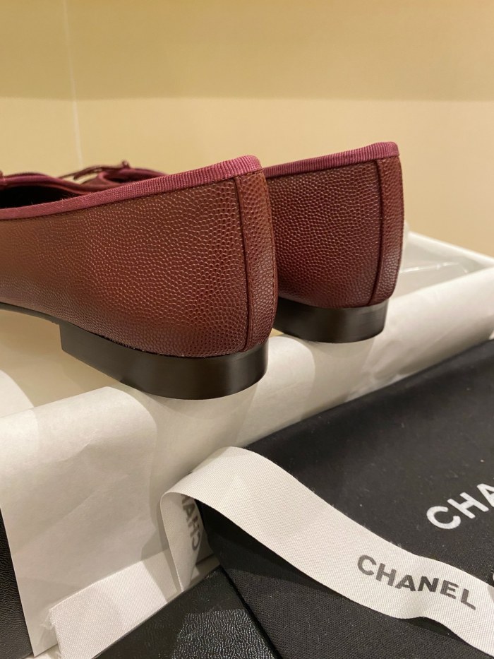 Chanel Ballerinas Fabric & Grosgrain 10