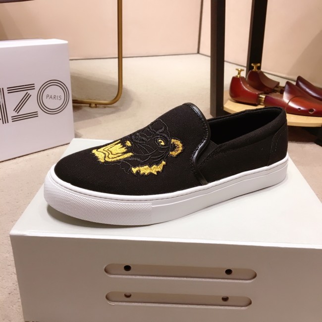 Kenzo K-SKATE Tiger canvas slip-on sneakers 17