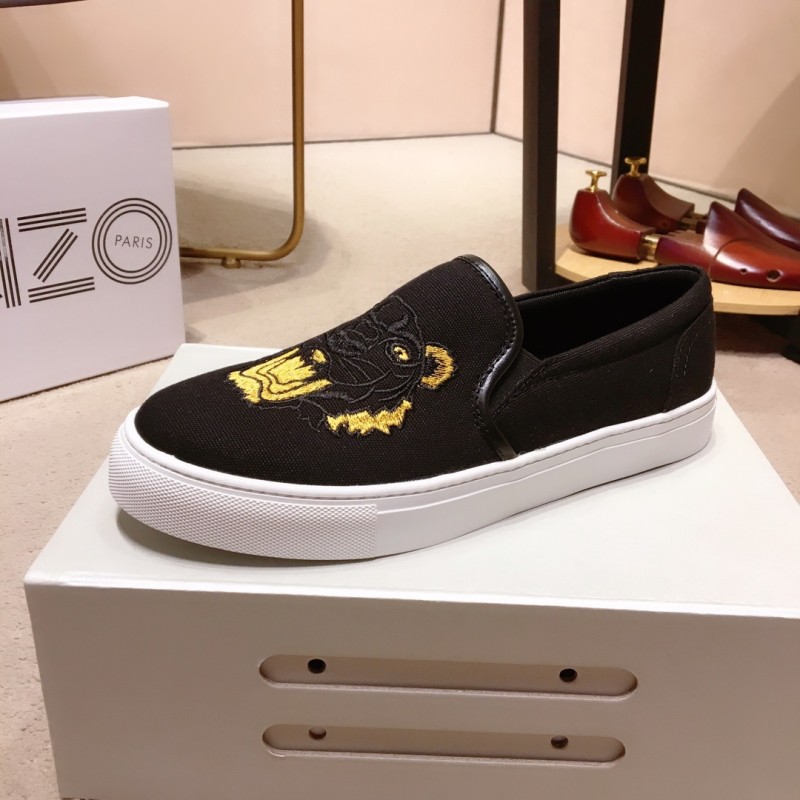 Kenzo K-SKATE Tiger canvas slip-on sneakers 17