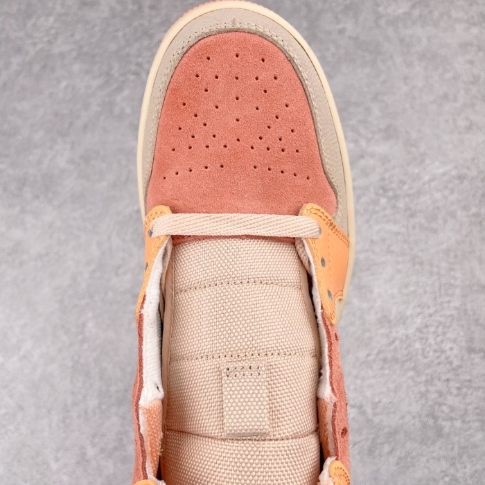 Jordan 1 Mid Apricot Orange