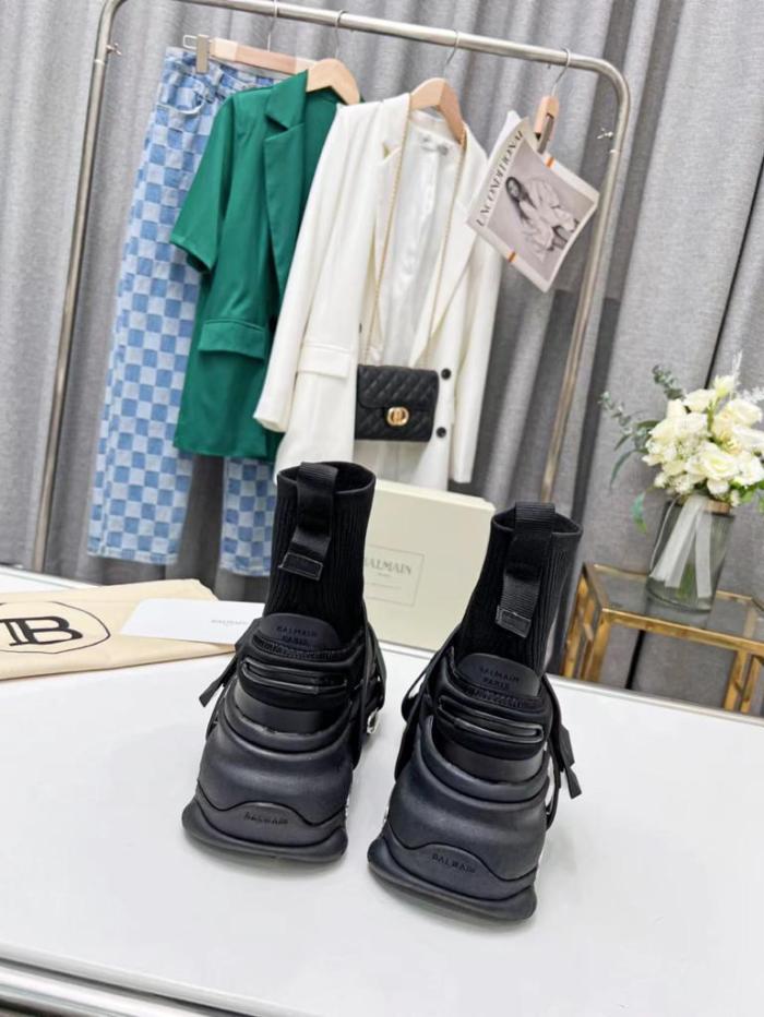 Balmain B-Bold High-Top Black