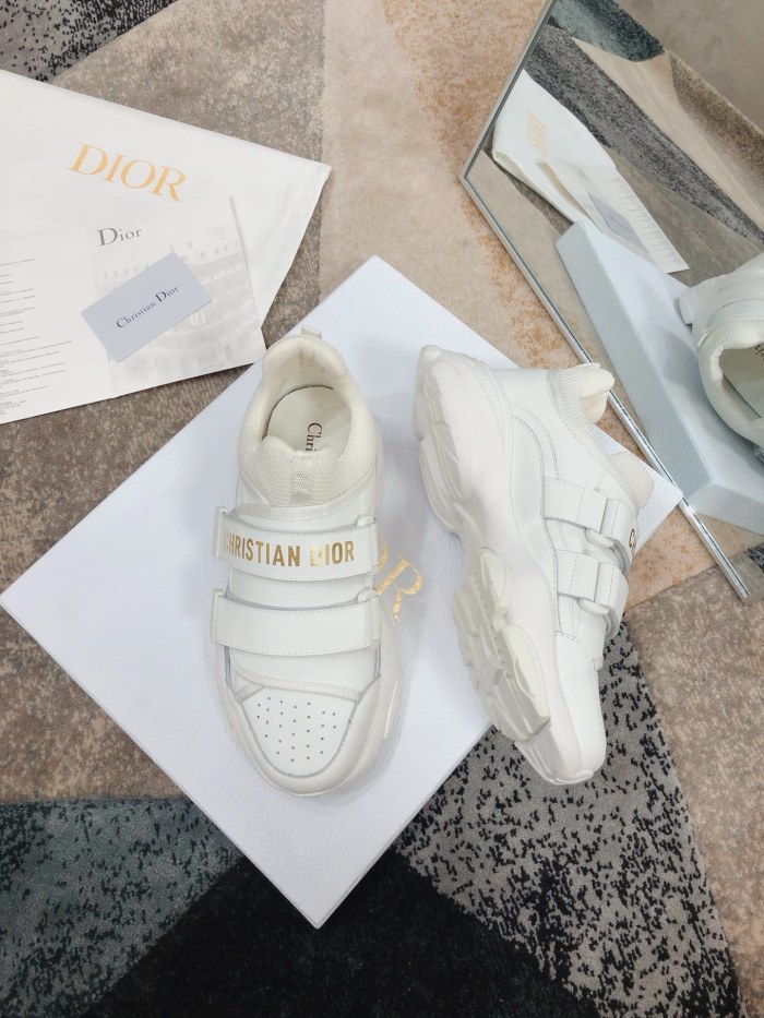 Dior D-Wonder Low White Calfskin (W)