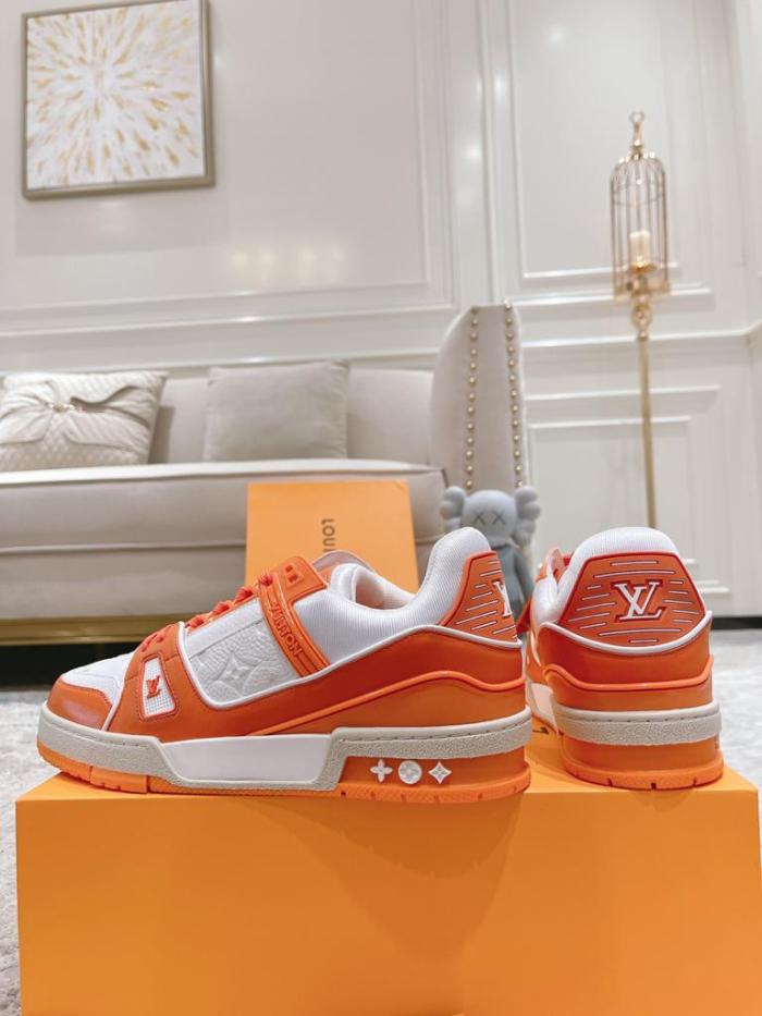 Louis Vuitton LV Trainer Orange