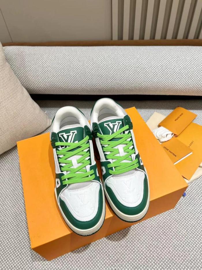 Louis Vuitton LV Trainer Green