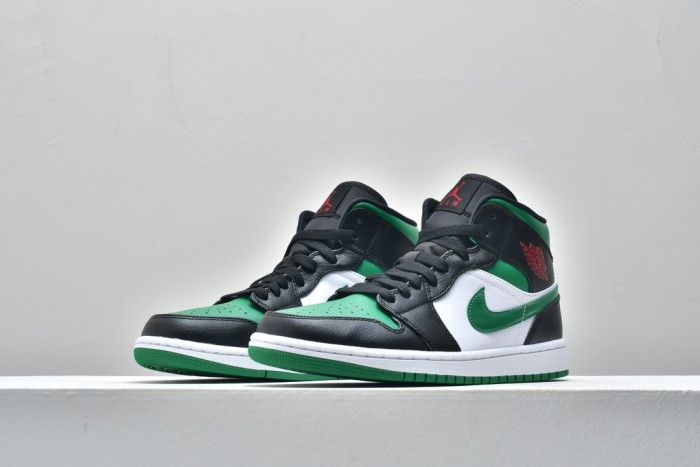 Jordan 1 Mid Green Toe