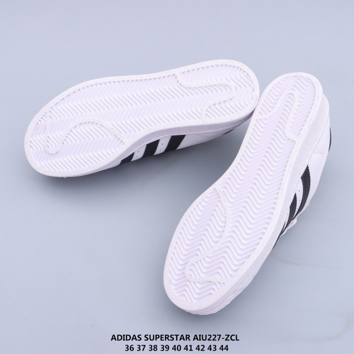 adidas Superstar White Black a