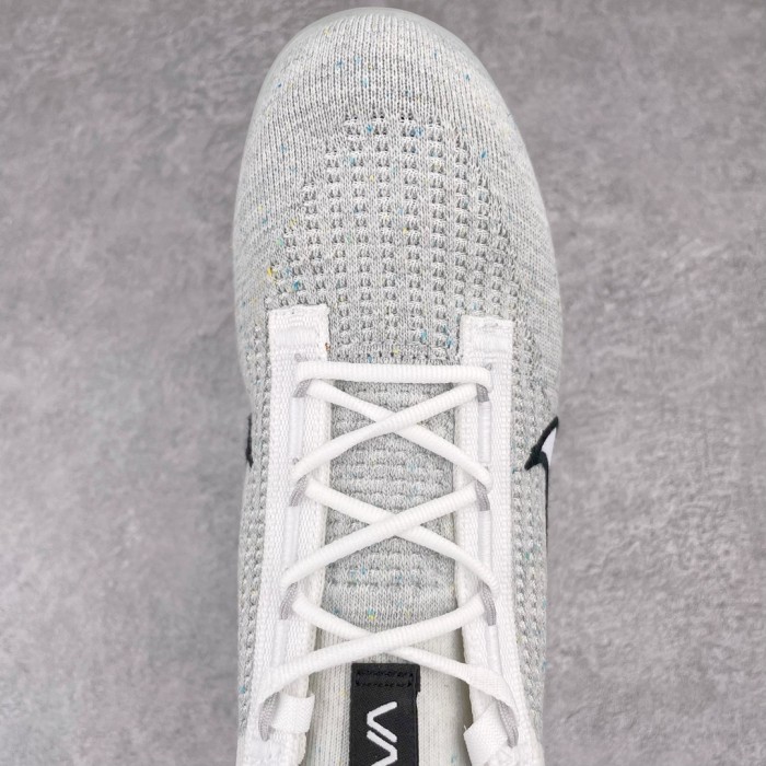 Nike Air VaporMax 2021 FK White Black Metallic Silver