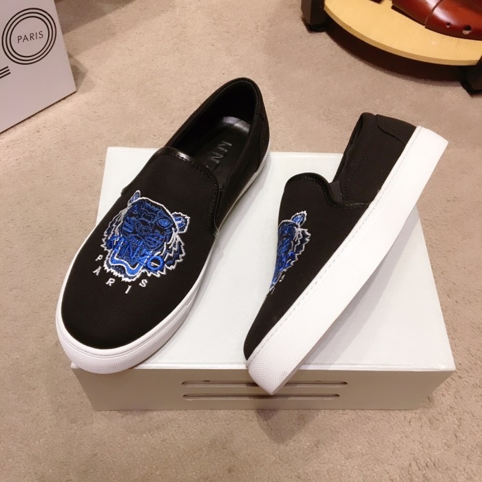Kenzo K-SKATE Tiger canvas slip-on sneakers 20