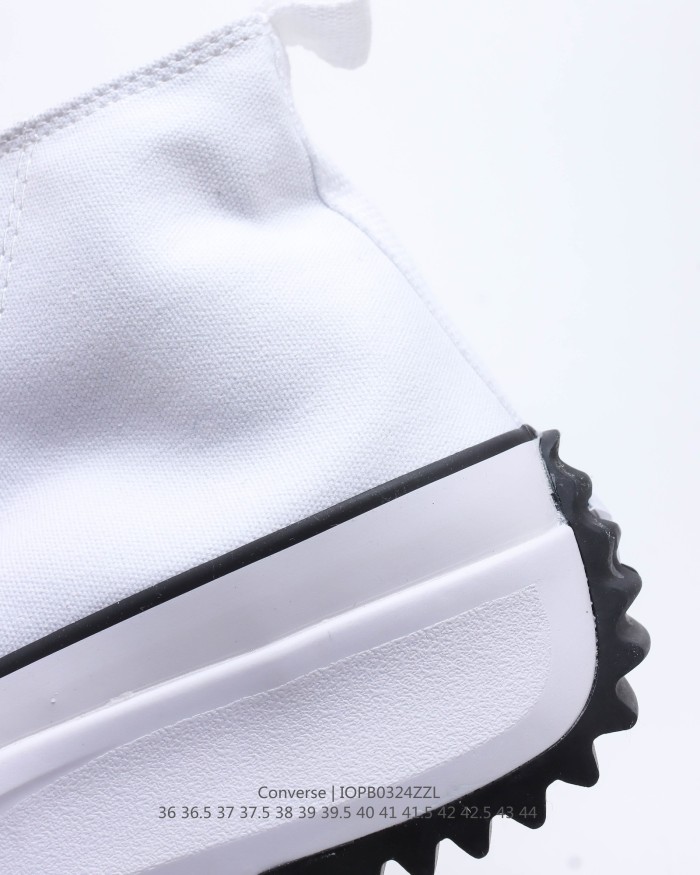 Converse Run Star Hike Hi White Black Gum