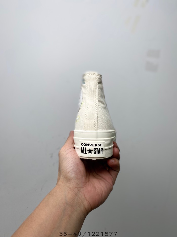 Converse Chuck Taylor All-Star Lift Hi Things To Grow Egret