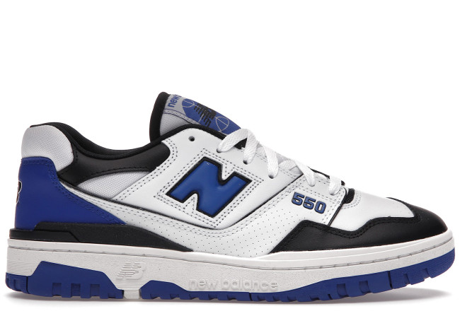 New Balance 550 White Royal Black